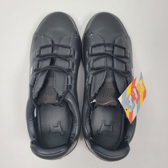 Goats Women's Low Top Dark Gray Leather Sneakers 34GT013 US Size 8 NWT - Picture 5 of 8